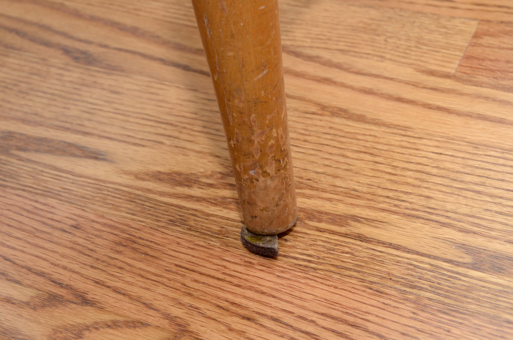 Vintage Colonial Style Spindleback Chair and Pillow