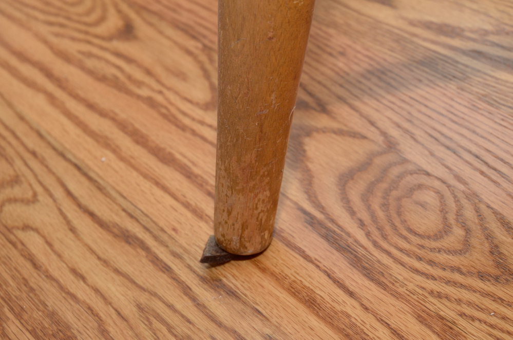 Vintage Colonial Style Spindleback Chair and Pillow