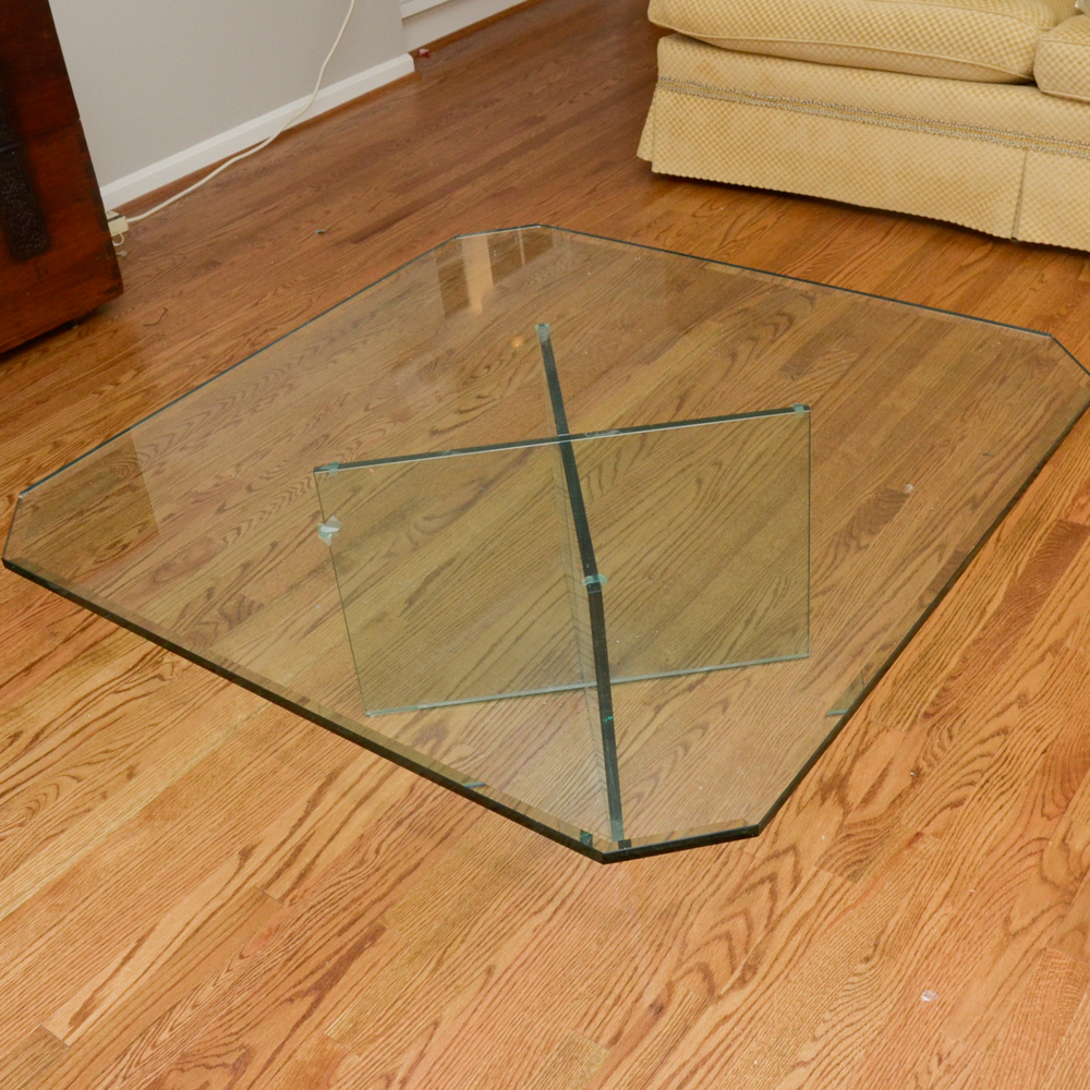 Glass Top Coffee Table