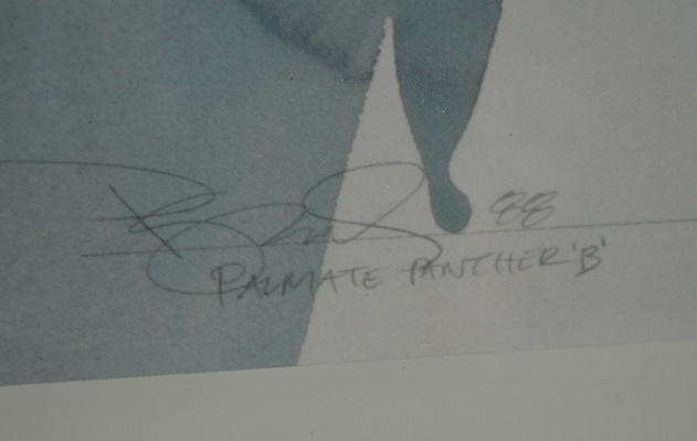 After Peter Kitchell "Palmate Panther" Offset Lithograph