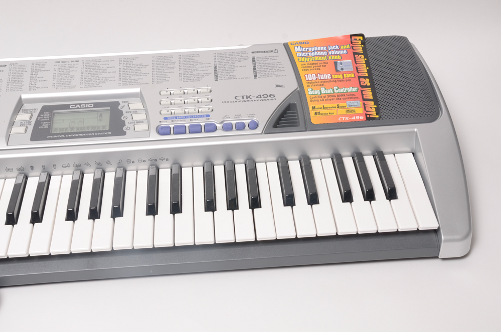 Casio CTK-496 100 Song Bank Keyboard