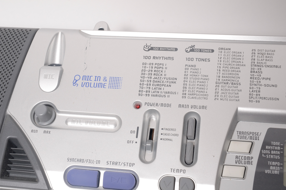 Casio CTK-496 100 Song Bank Keyboard