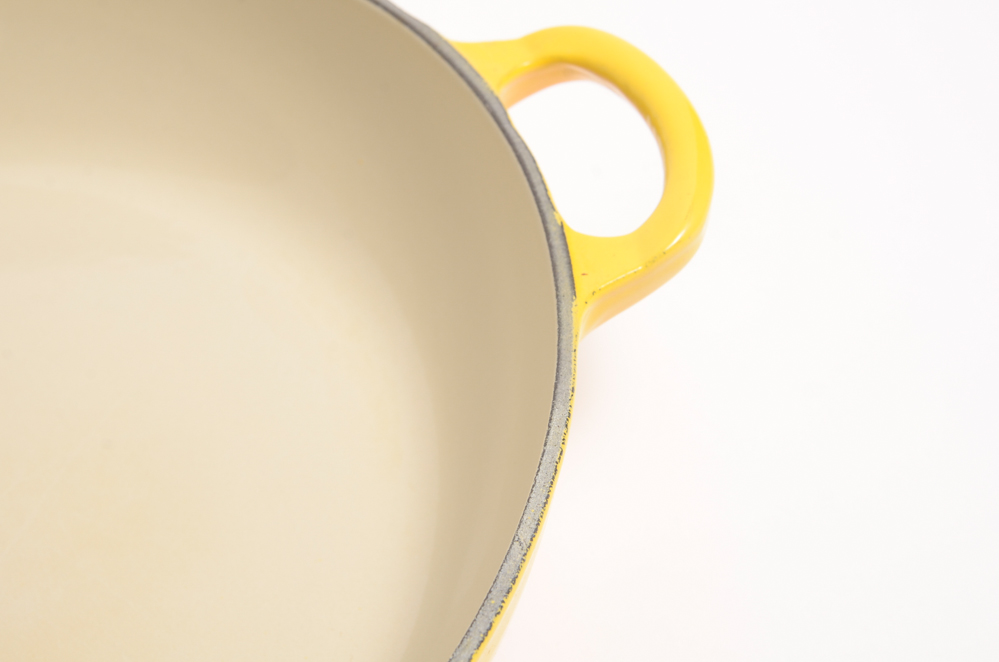 Le Creuset 3.5 Quart Signature Braiser in Soleil Yellow