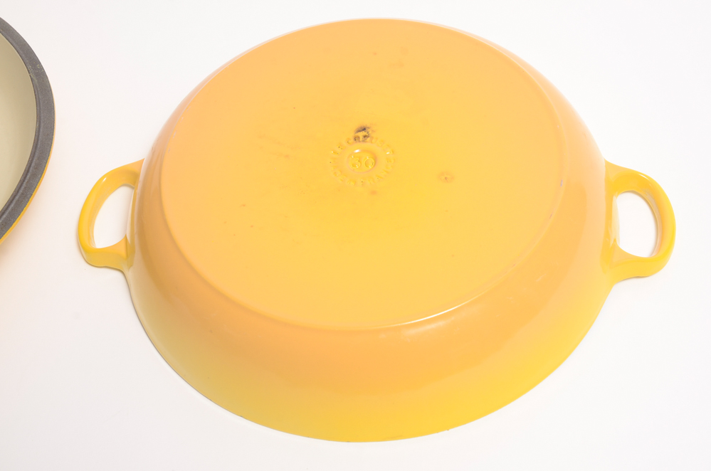 Le Creuset 3.5 Quart Signature Braiser in Soleil Yellow