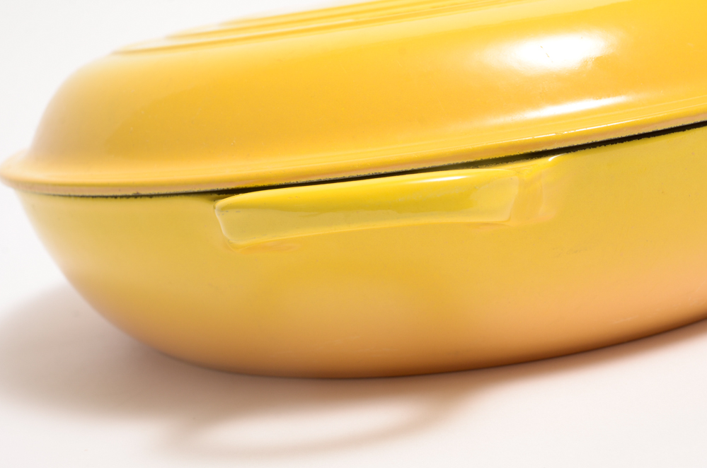 Le Creuset 3.5 Quart Signature Braiser in Soleil Yellow