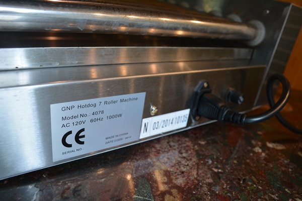 Great Northern Top Dawg Hot Dog Roller Machine