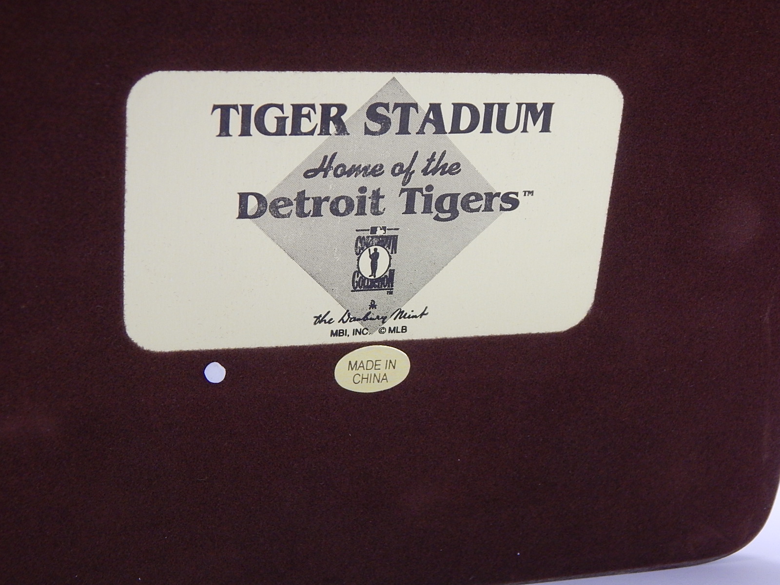 Danbury Mint Baseball Stadium Replica - Tiger Stadium
