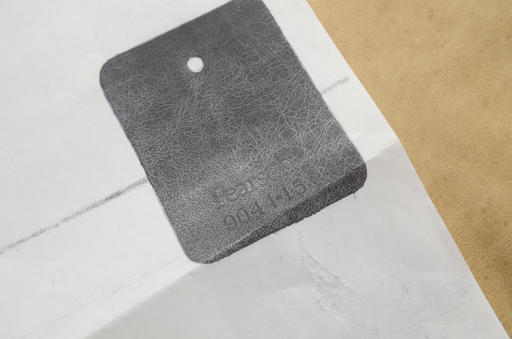 Pearson Furniture Yellow Leather Lounge Chair with Ottoman