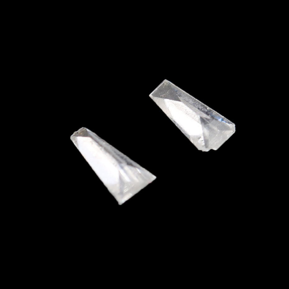 Pair of Tapered Baguette Cut Diamonds