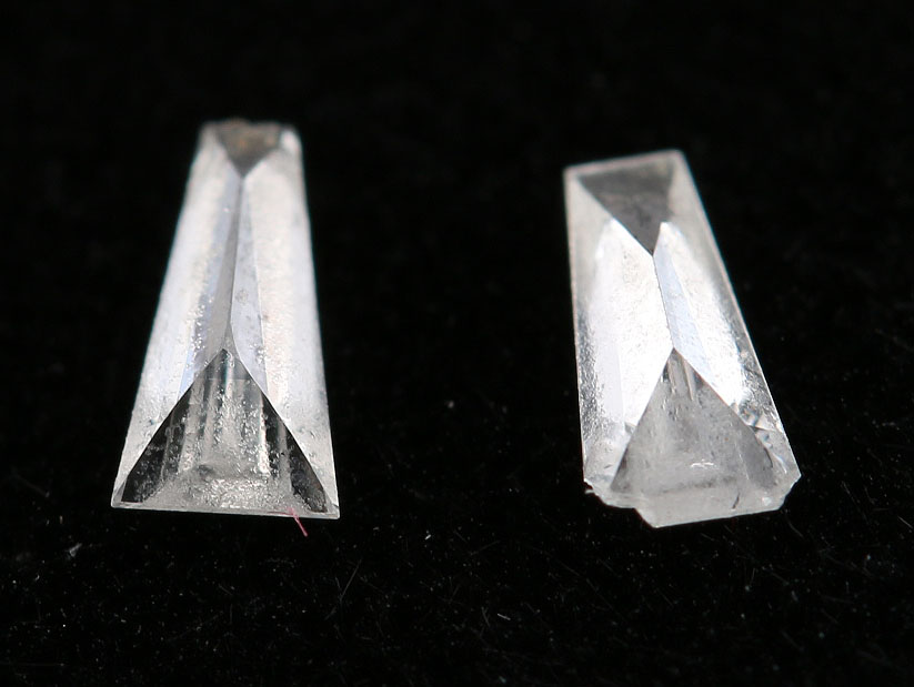 Pair of Tapered Baguette Cut Diamonds