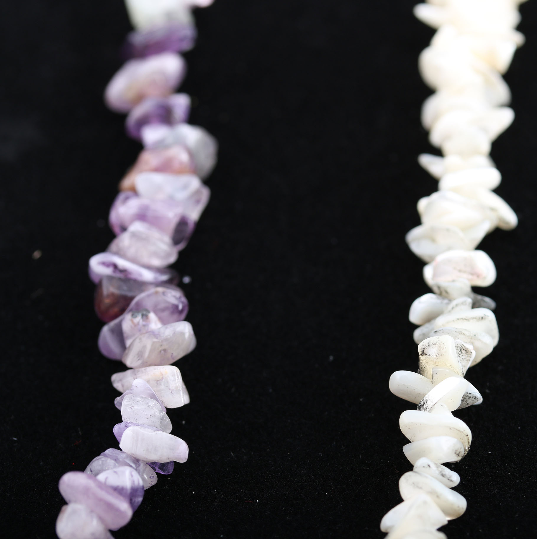 Four Gemstone Necklaces