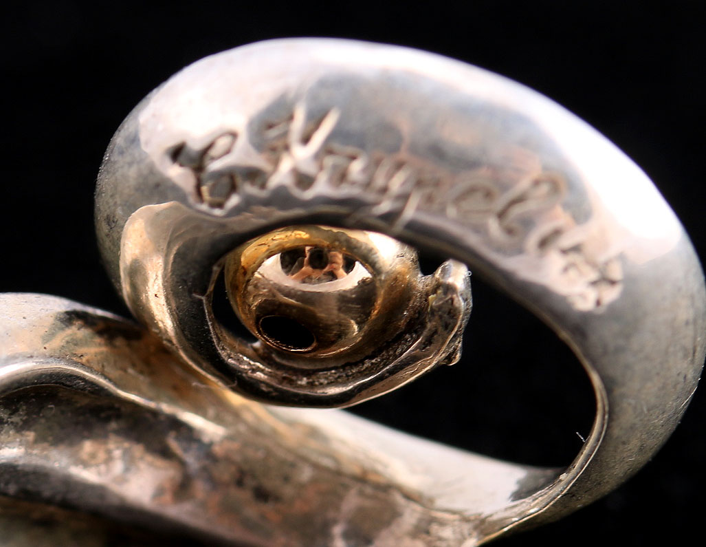 Assorment of Stamped Sterling Silver Rings with Various Stones