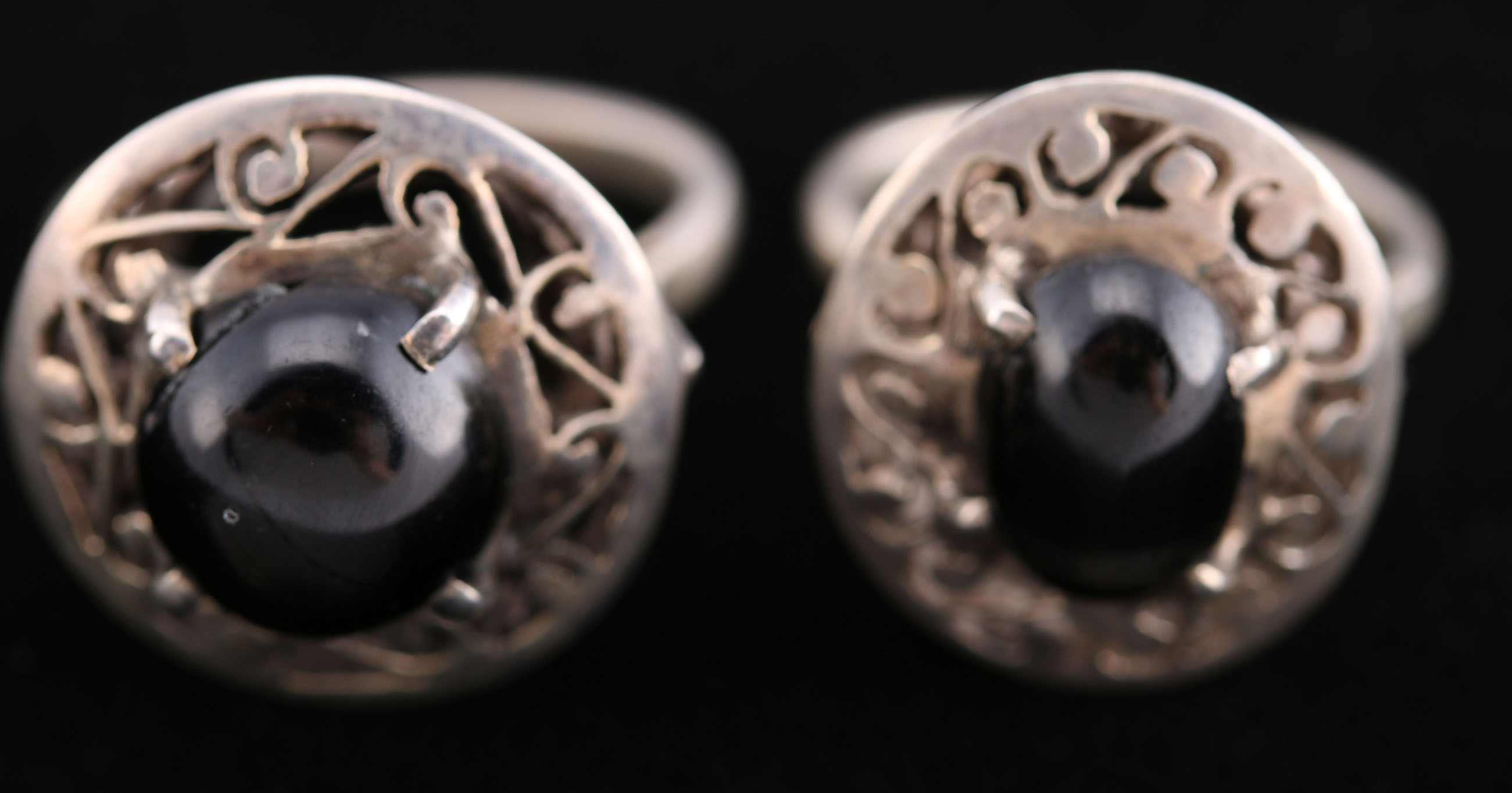 Assorment of Stamped Sterling Silver Rings with Various Stones