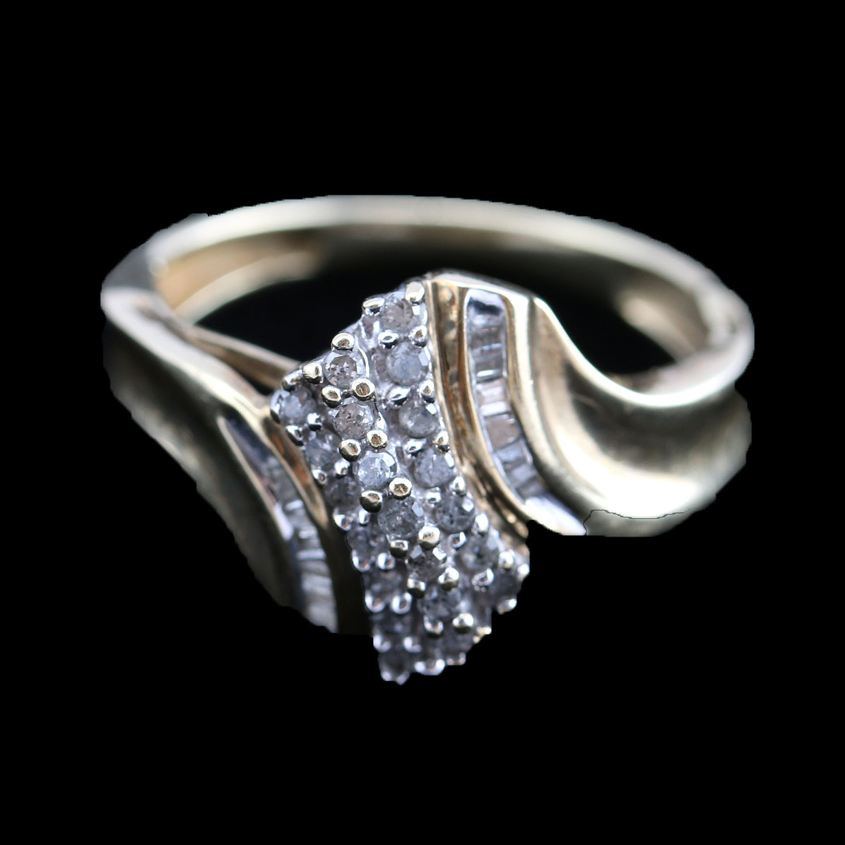 10K Gold and Diamond Ring