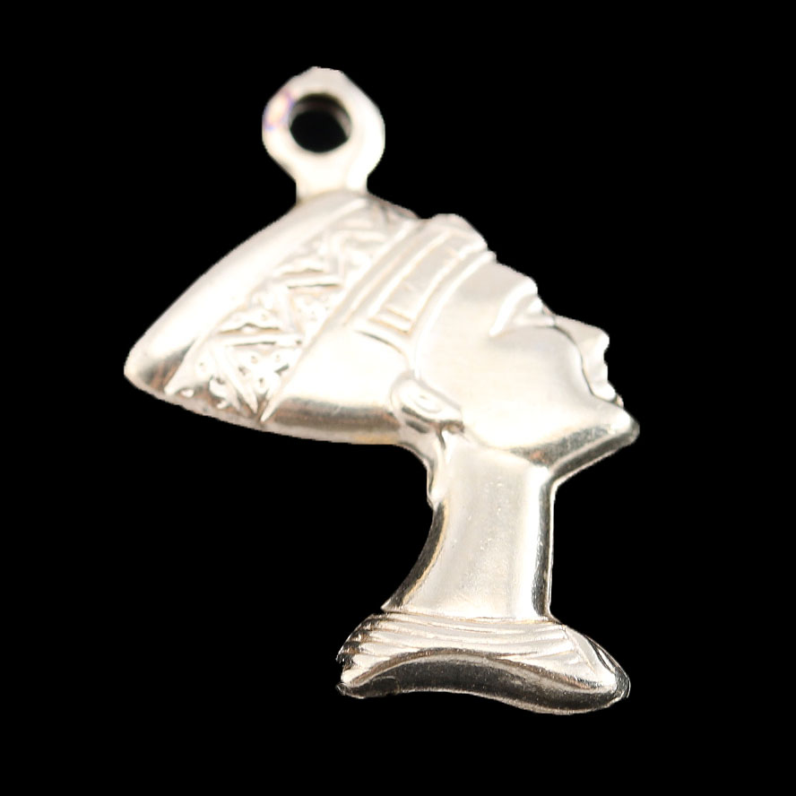 18K Yellow Gold Egyptian Profile Pendant