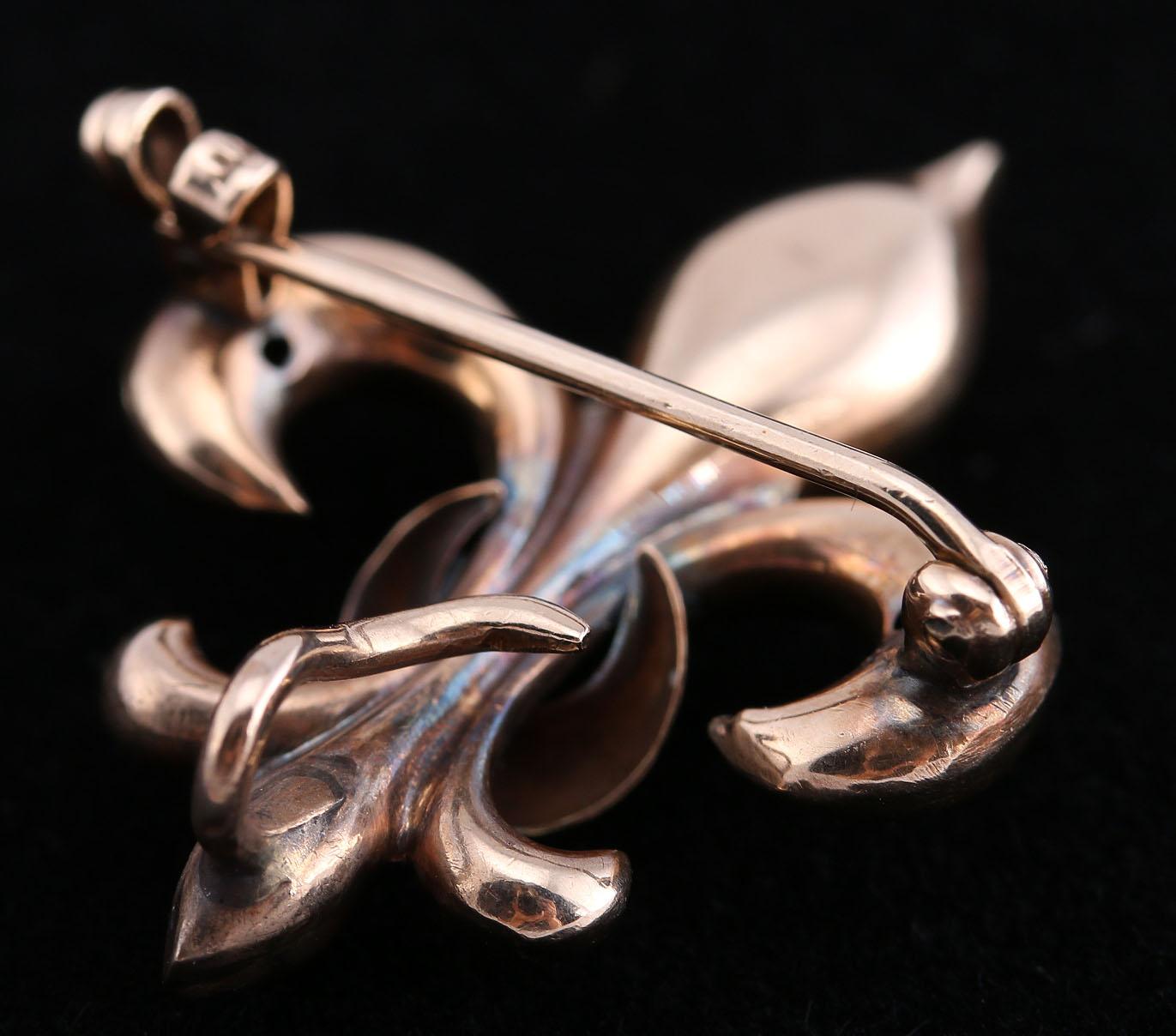 10K Yellow Gold Fleur-de-Lis Pin