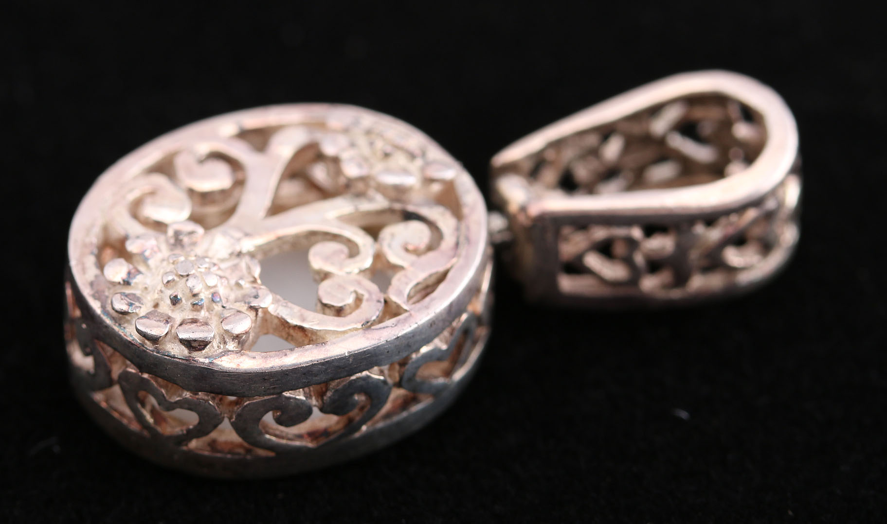 Three Sterling Silver Pendants