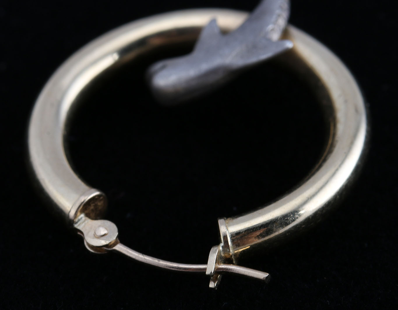 Two Pairs of 14K Yellow Gold Earrings