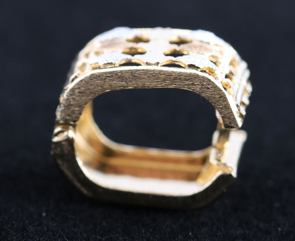 18K Yellow Gold Post Hoop Earrings