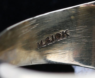 10K Rose Gold Victorian Onyx Ring and Stamped 10K Yellow Gold Intaglio Carved Ring