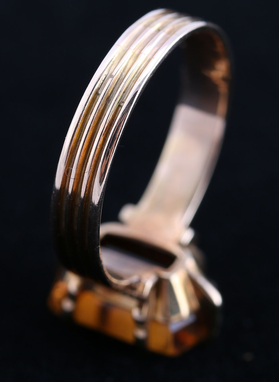 14K Yellow Gold Citrine Ring