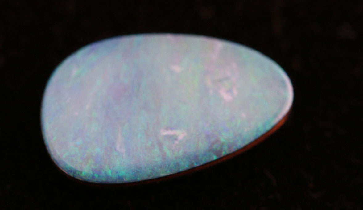 14K Yellow Gold Pendant and Opal Doublet