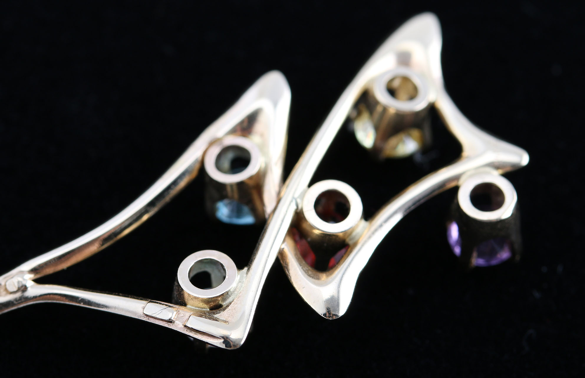 14K Gold Gemstone Pendant