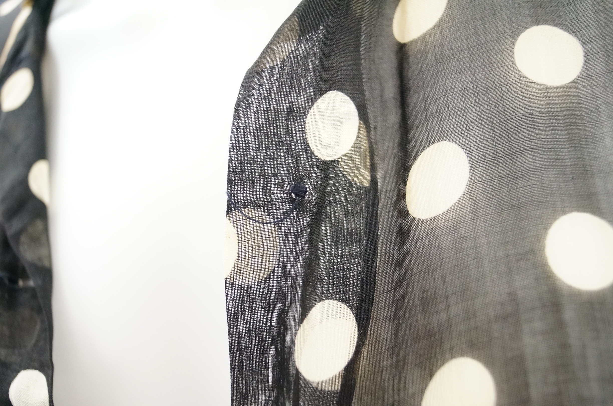 1950s Women's Vintage Nelly Don Polka Dot Dress