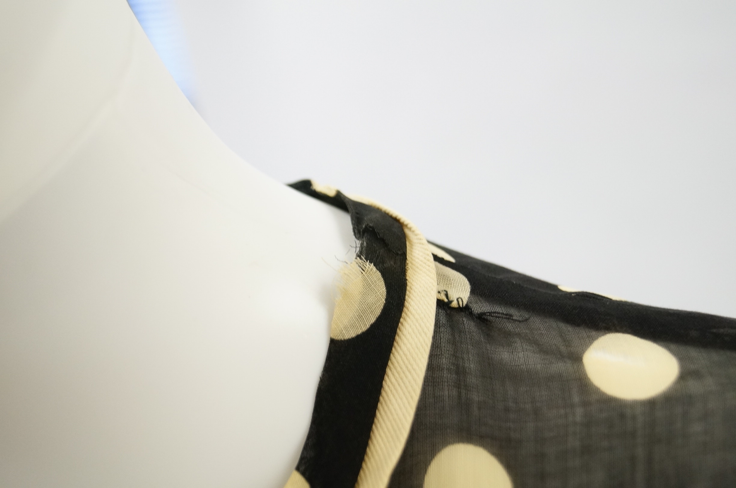 1950s Women's Vintage Nelly Don Polka Dot Dress