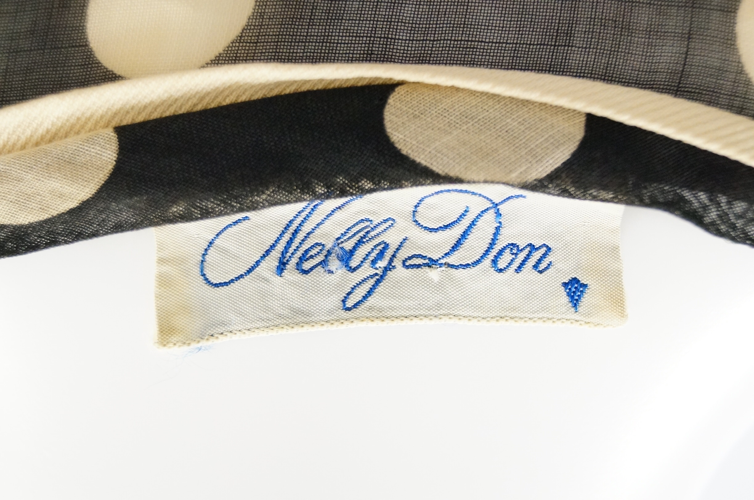 1950s Women's Vintage Nelly Don Polka Dot Dress