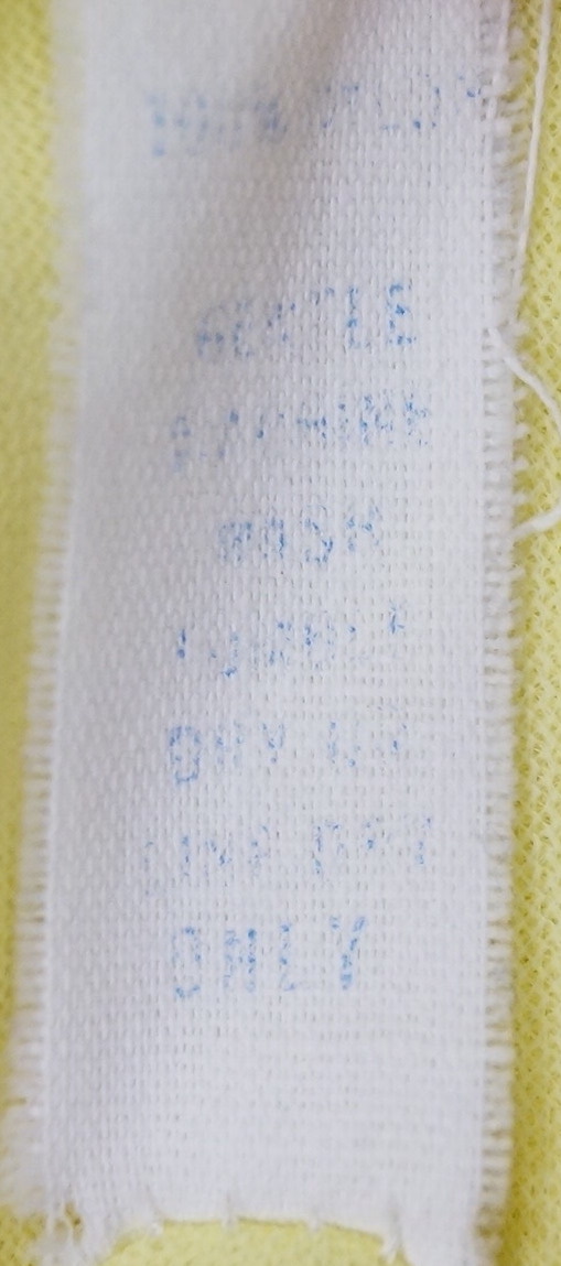 Circa 1960s Yellow Peignoir