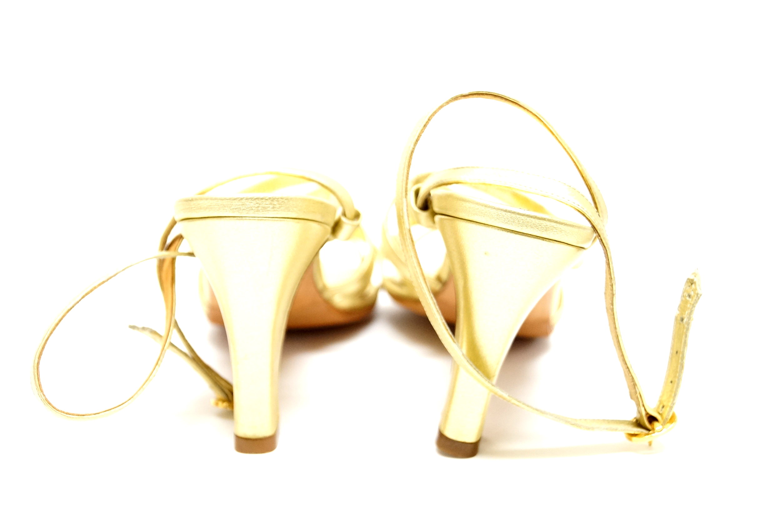 Vintage Pristine René Mancini Golden Pumps