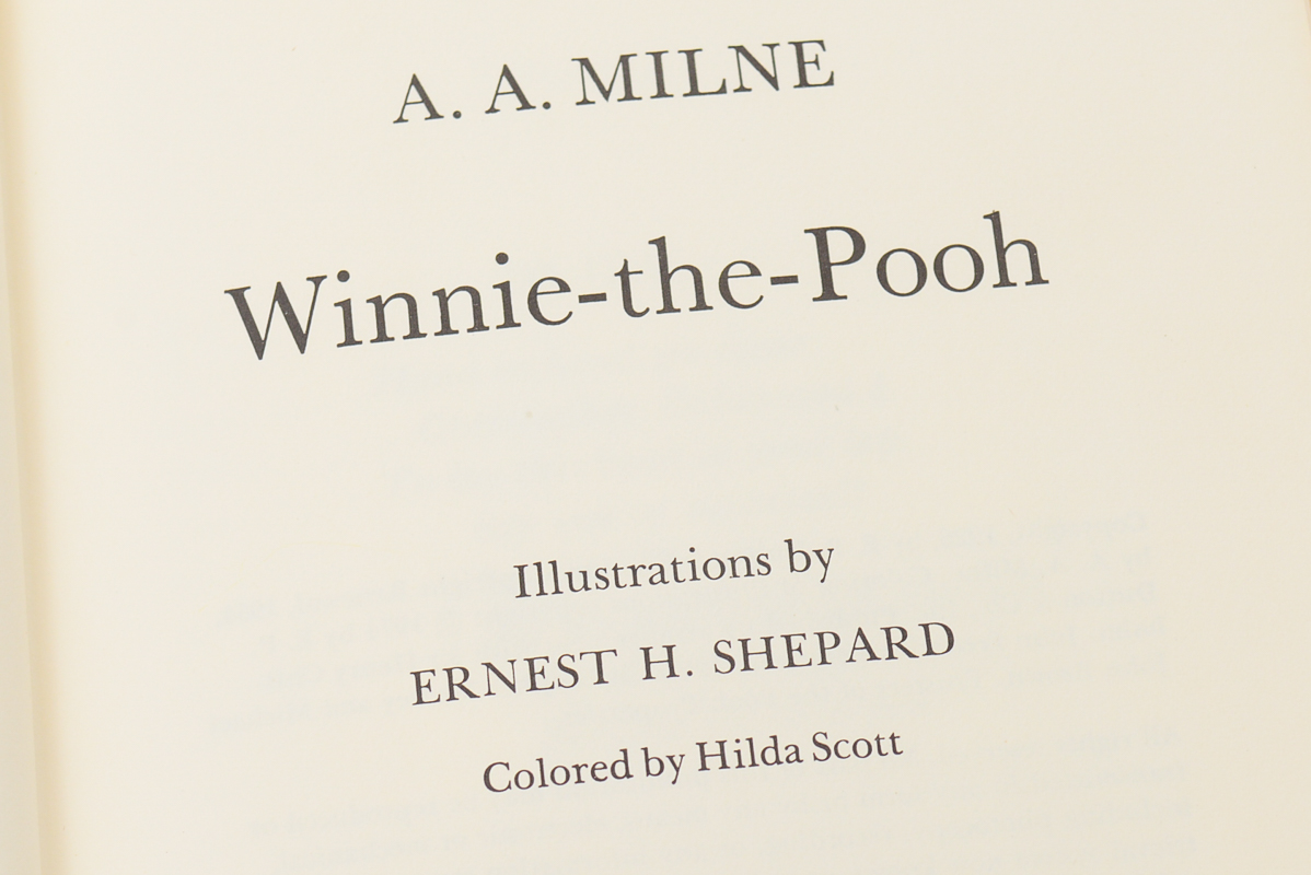 1974 Edition of "Winnie-the-Pooh"