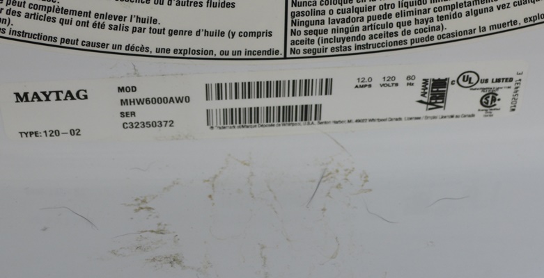 Maytag Maxima Front Loading Electric Washer and Dryer