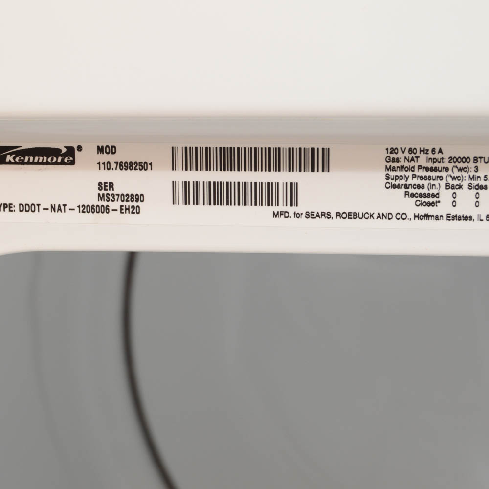 Kenmore Elite Gas Dryer
