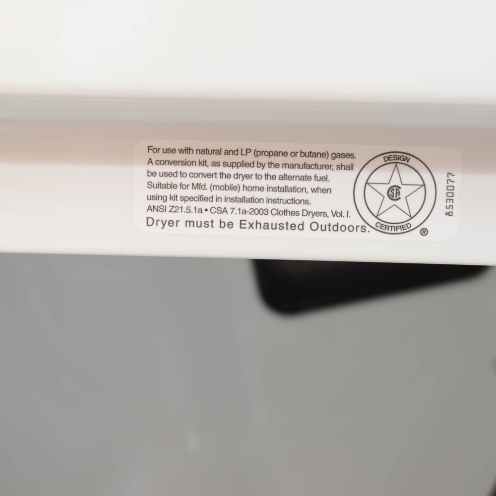 Kenmore Elite Gas Dryer