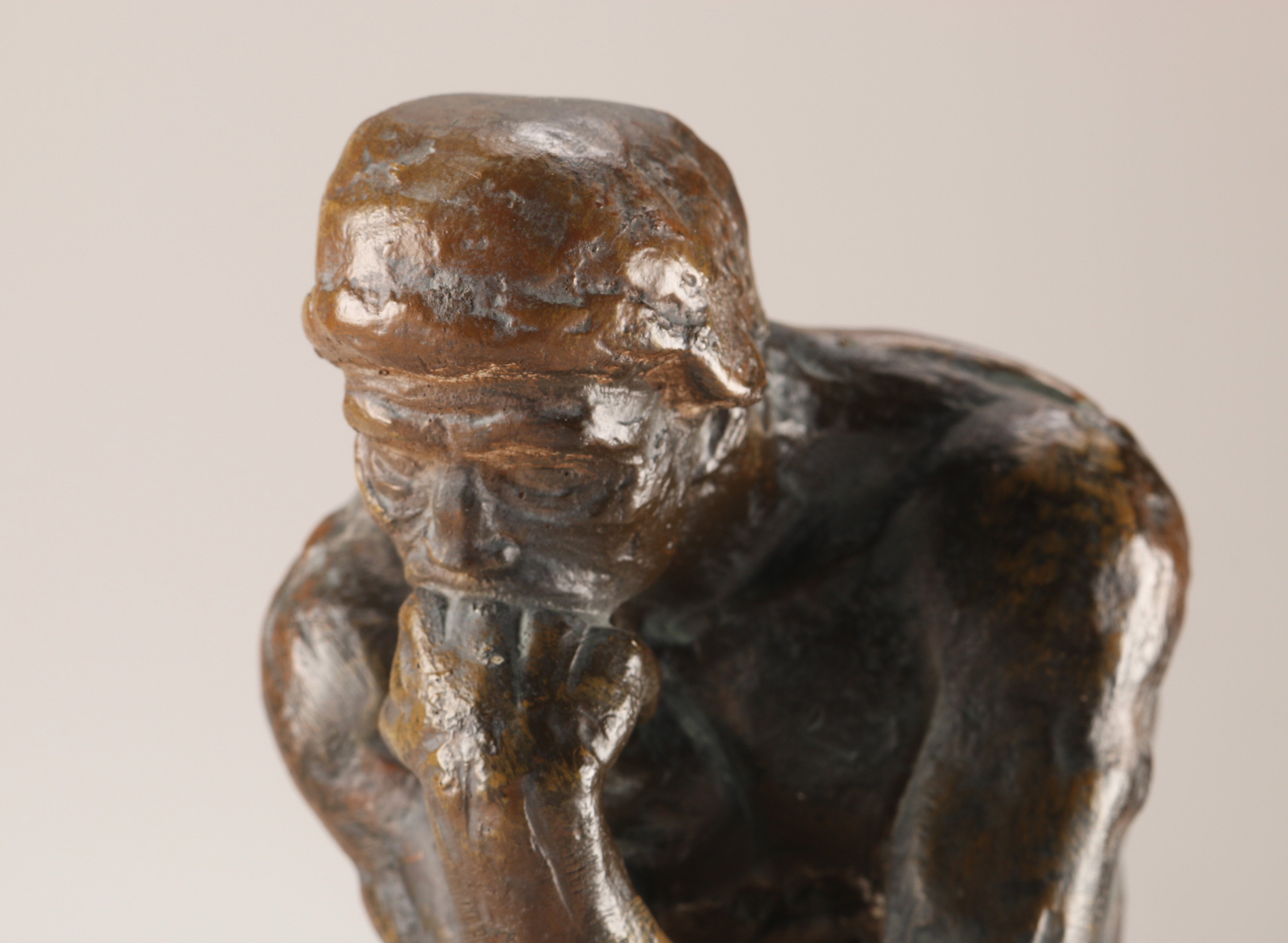 Reproduction of Rodin's "The Thinker"