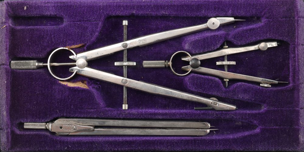 Set of Vintage and Modern Desk Items