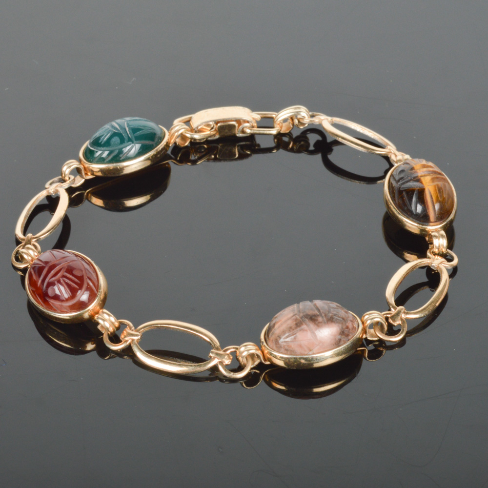 Krementz new arrivals scarab bracelet