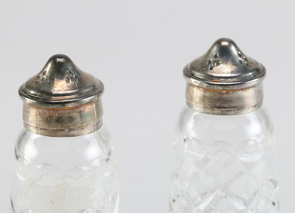 Set of Eleven Glass Shakers