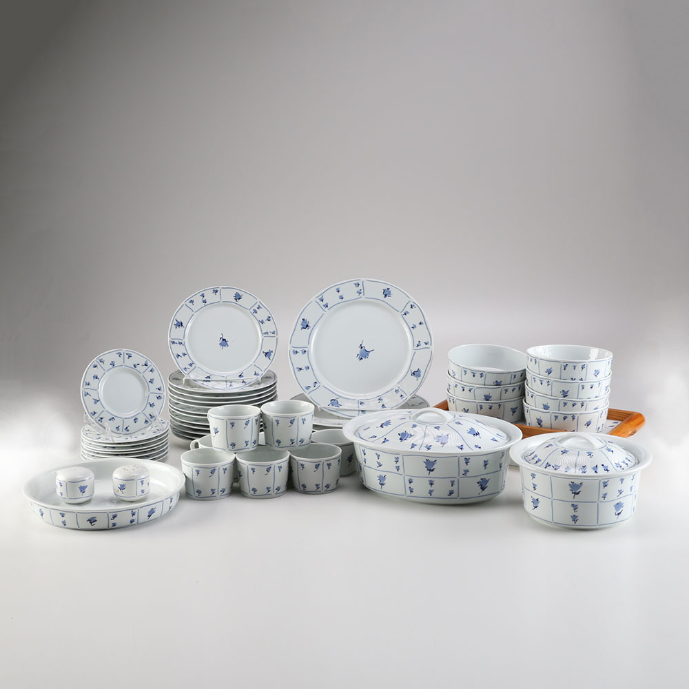 Vintage Block Spal "Blue Fields" Dinnerware