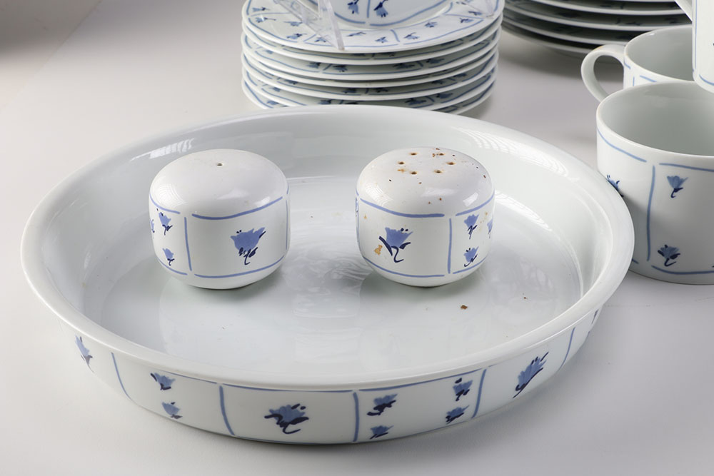 Vintage Block Spal "Blue Fields" Dinnerware