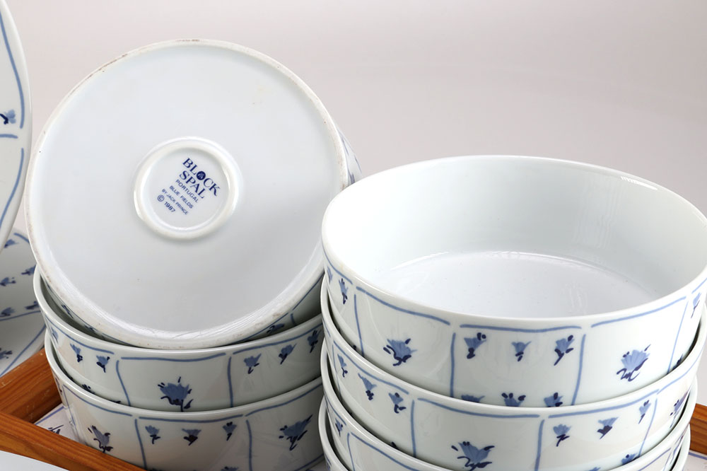 Vintage Block Spal "Blue Fields" Dinnerware