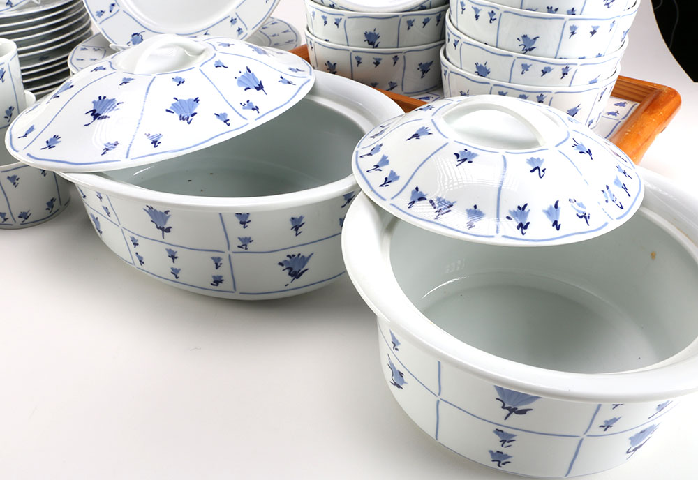 Vintage Block Spal "Blue Fields" Dinnerware