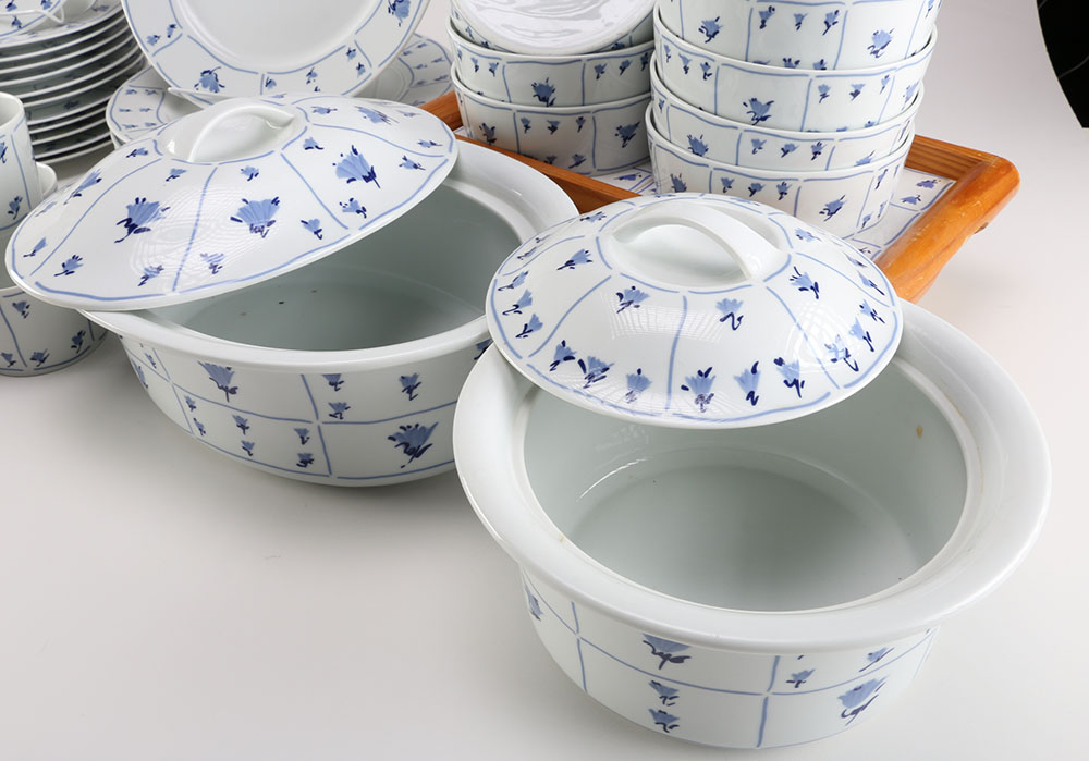 Vintage Block Spal "Blue Fields" Dinnerware