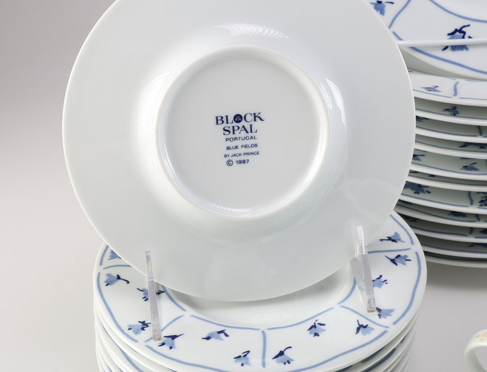 Vintage Block Spal "Blue Fields" Dinnerware