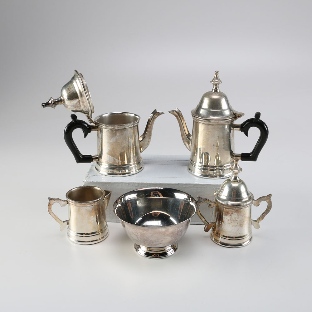 Assorted Silver Plated Serving Items