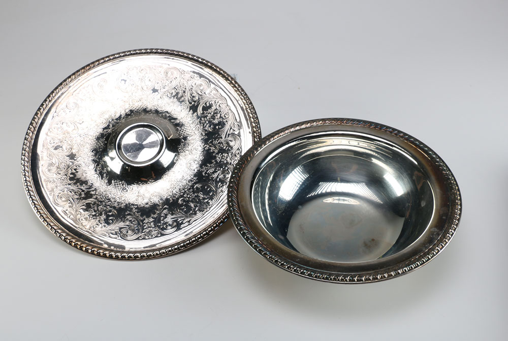 Assorted Silver Plated Serving Items