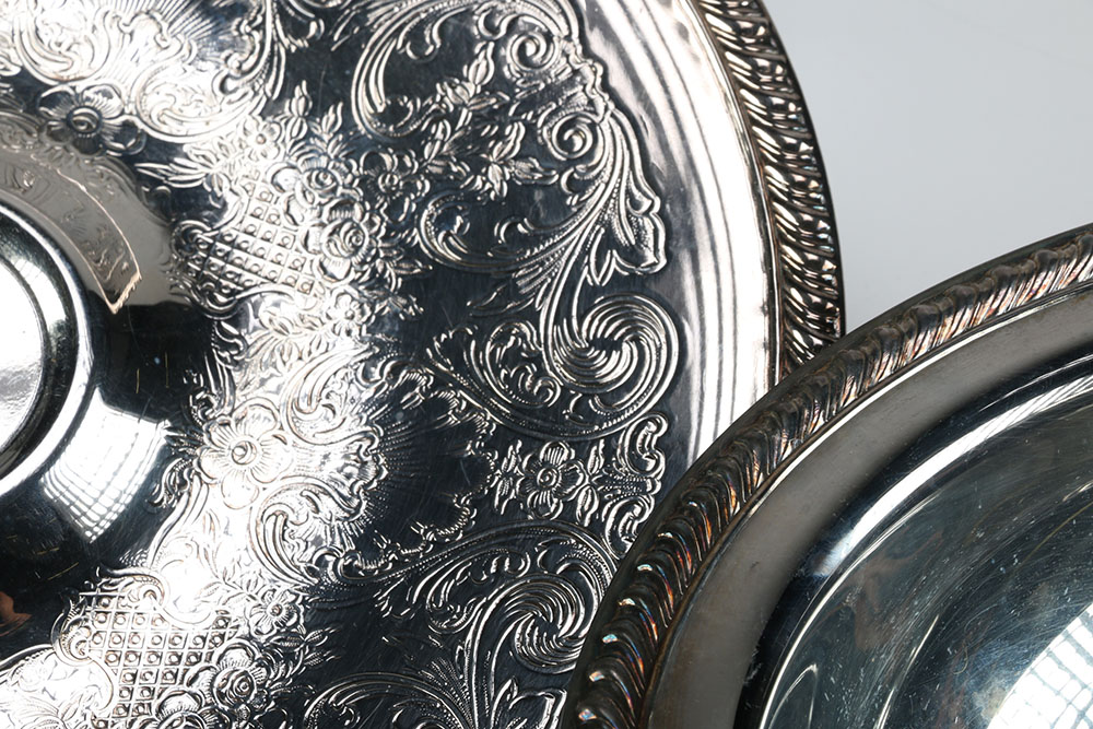 Assorted Silver Plated Serving Items