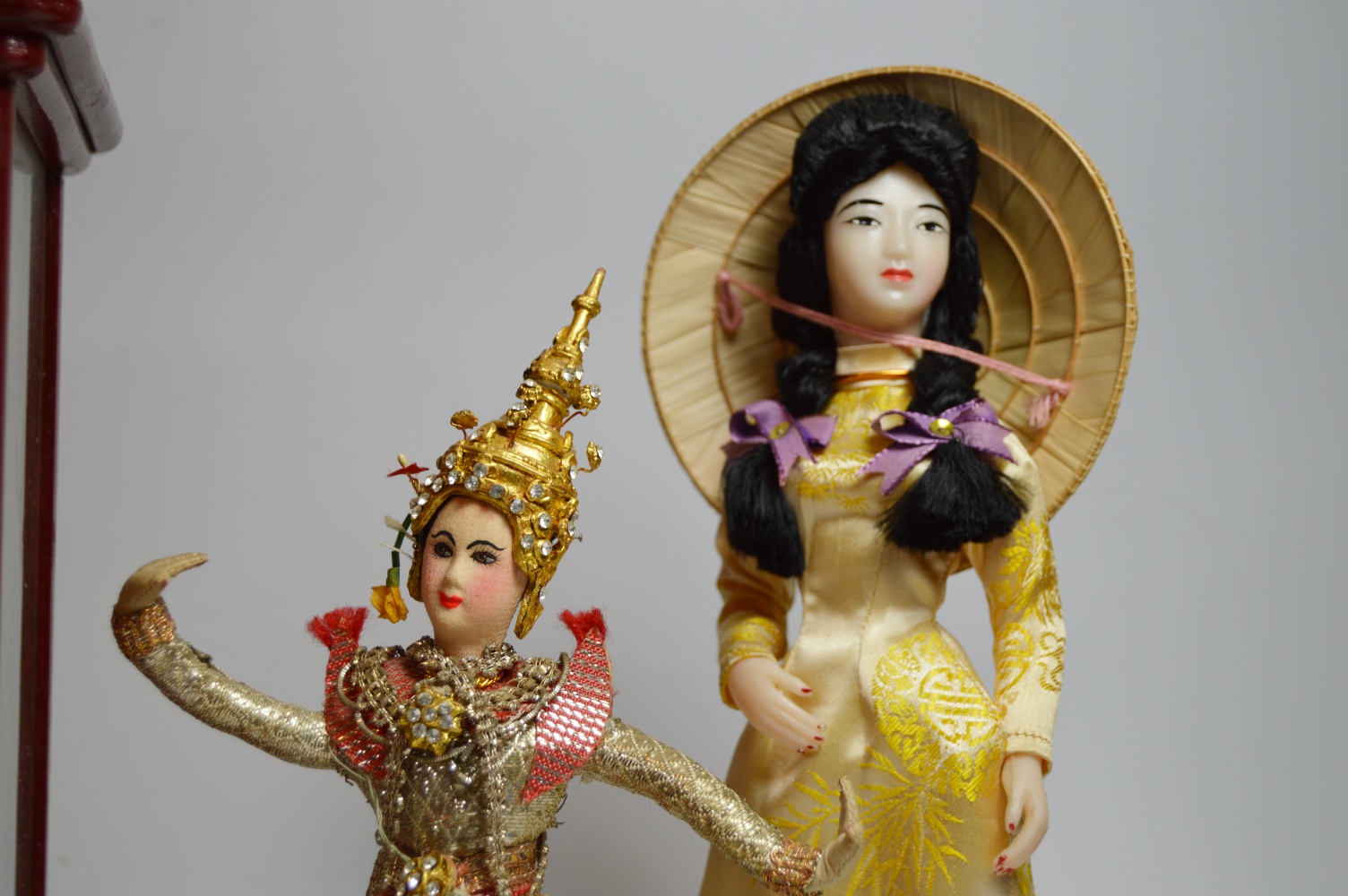 Vintage Japanese and Thai Collectible Dolls